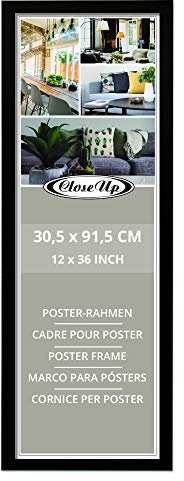 Close Up Posterrahmen 30,5 x 91,5cm schwarz