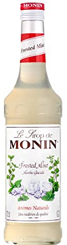 Monin Frosted Mint Syrup 70cl Case of 6, Transparent