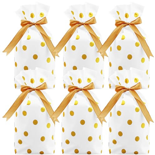 Fahibin Geschenkbeutel mit Kordelzug, 50 stücke Geschenktüten Candy Tüten Partytüte für Exquisite Geschenke, Süßigkeiten Usw
