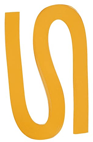 PATIKIL 120pz Quilling Strisce Carta 1/8(3mm 54cm per Arte Oro Giallo | Fai-da-Te Mano Artigianato Natale, Carta
