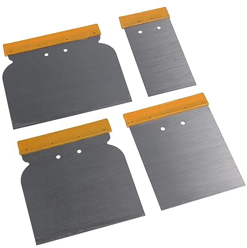 4pc Decorators Decorating Flexible Metal Filling Blades Scrapers 50mm - 120mm