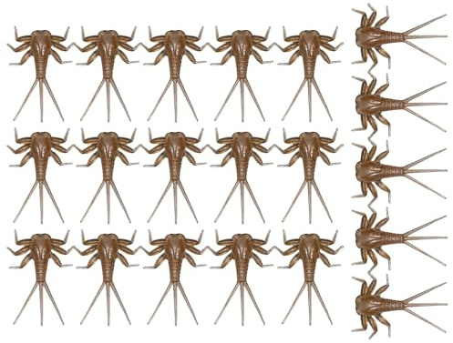 Juego de señuelos de con Mosca – Mosca Realista portátil – Juego de señuelos de NINFA duraderos | Fácil de Transportar Gama de amarres de Mosca Pescadores, Accesorios para