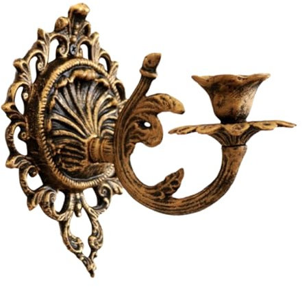 ULTECHNOVO Elegant Wall Sconce Candle Holder Antique Cast Iron Decorative Wall Decor for Living Bedroom and Dining Multifunctional Gothic Style Design for Cozy Home Ambiance