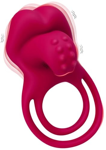 Anillo Vibradorador Pene Clítoris Juguetes Sexuales 3 en 1 Anillo Pene Vibrador Juegos Eróticos para Pareja Silicone Masajeador Sex Toys 10 Modos Vibrador Hombre Masculino Ereccion Juguetes Eróticos