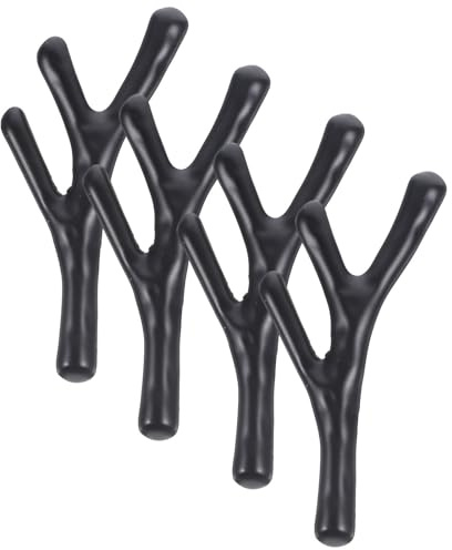 UKCOCO Lot de 4 Poignee de Meuble: Boutons De Porte Branche - poignées de placard et d'armoires de cuisine Pour Le Matériel de Meubles de Garde-robe de Placard (69 mm)