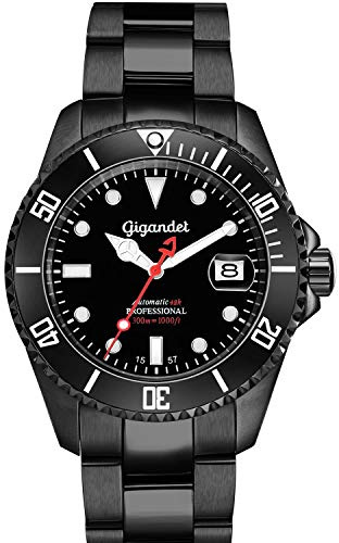 Gigandet Herren Uhr Analog Automatik mit Edelstahl Armband G2-006
