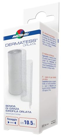 Dermatess Venda con dobladillo m 10 x 5 cm
