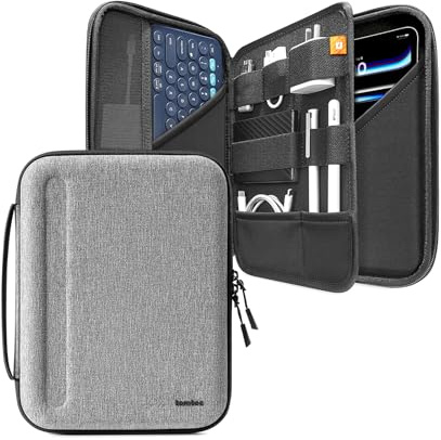 tomtoc Portfolio Tablet Tasche für 11 Zoll iPad Air M4 2026, iPad Pro M5/M4 & Air M3/M2 2025-2024, 11 Zoll iPad (A16) 2025, iPad 10/Air 5, Galaxy Tab A9+/S9, Hartschale Hülle für Magic/Smart Keyboard