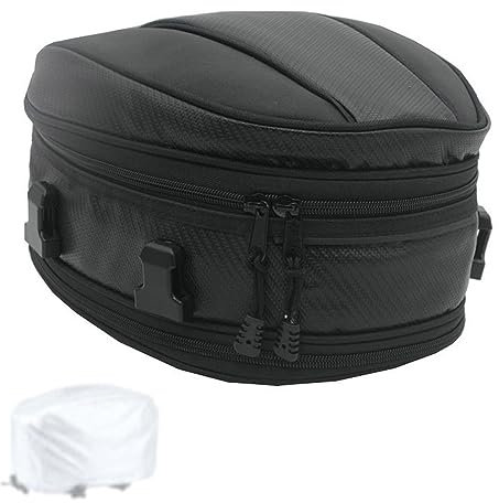 Shkalacar Motorrad Hecktasche, Multifunktionale Motorrad Rücksitztasche Rücksitztasche Gepäckaufbewahrung Tasche Mit Montagegurten Regenschutz