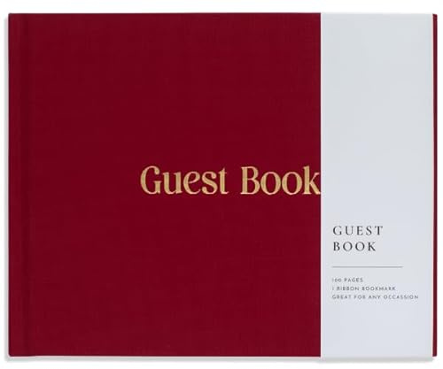 Lamare Wedding Guest Book – Elegant Guest Book for Party, Baby Shower Guest Book & Polaroid Guest Book for Wedding