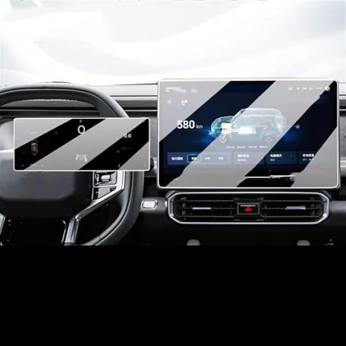 RDWSPLI Compatible con Jetour para Traveller T2 2023 2024 Película Protectora El Salpicadero Interior Coche Película Protectora El Navegación Coche Accesorios El Coche Protector NavegacióN