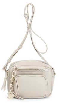 CAFèNOIR - Camera Bag Con Tasche E Charm In Metallo, Da Donna, Colore Beige, Taglia Unica