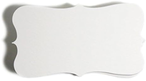 PPAPPAPPIYO White Paper 300gsm Blank index cards Business Cards (100) Paper 3.5inx2in W04- Blank