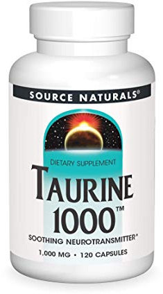 Source Naturals Taurine, Soothing Neurotransmitter*, 1000mg - 120 Capsules