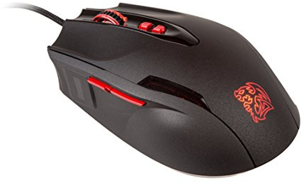 Tt eSPORTS MO-BKV-WDLGBK-01 Black FP Biometric Laser Gaming Mouse