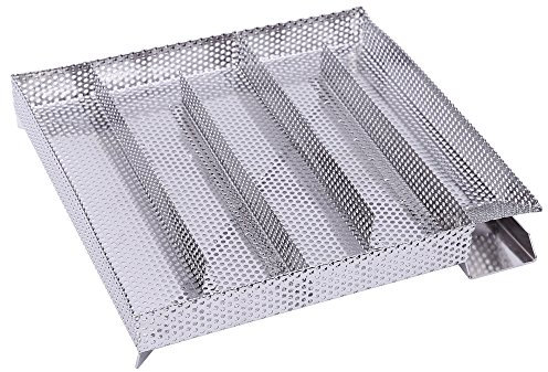 BBQ-Toro Générateur de fumée froide | 27 x 26,5 cm | Acier inoxydable V2A | Pour fumage à froid de nourriture en fumoir