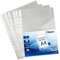 WAYTEX Dokumententasche A4, transparent genarbt, 40 Mikron, 50 Stück