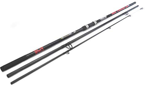 Hunter Pro 12ft Carbon Surf Beach Caster Rod: 3-Piece Sea Venom Rod