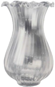 Tulipa de cristal GIRALDA transparente 19x13cm boca 5cm