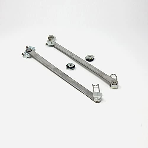 COPPIA DI BRACCI VASISTAS MASTER SIMPLE PLUS INOX PER APERTURA FINESTRE RIBALTA
