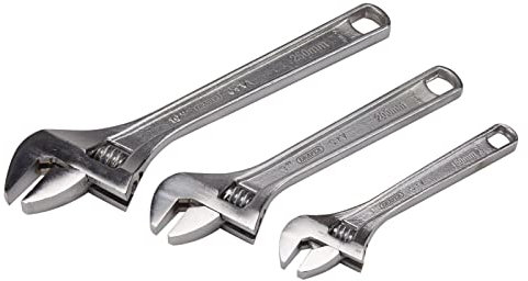 Draper 70409 Adjustable Wrench Set (3 Piece)