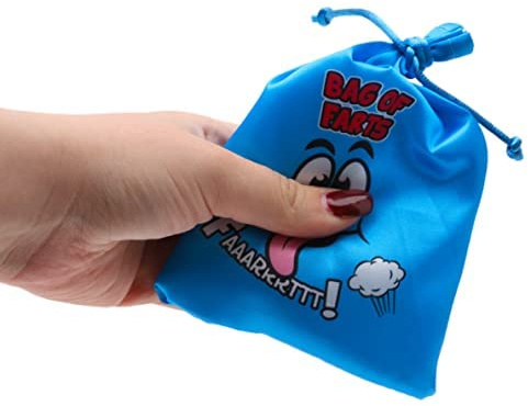 Toyland® Funny Face Bag Of Farts – Novelty Children's Prank Toys – Party Bag Fillers - Fun Secret Santa Gift – Random blue or red delivery