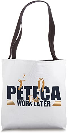 Peteca First Work Later Professional Indiaca Peteca Tote Bag