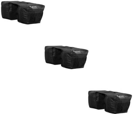 BESPORTBLE 3St Fahrrad Satteltasche doppelt Fahrrad Aufbewahrungstasche Fahrrad werkzeugtasche werkzeugsets für fahrräder Fahrradtasche doppelseitig Rahmen Koffer Rucksack Doppelpack