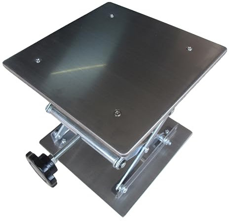 iplusmile Edelstahl Hebebühne Mini Scherenheber Präzisions-liftstand Für Werkstatt Garage Oder Labor Hochverstellbar Stabil Und Langlebig