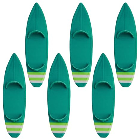 Generisch Finger Surfboard, 6 Stücke Surfer Spielzeug, Miniatur Surfbrett Spielzeug Für Jugendliche Kinder Spaß Zuhause Schule Auto Fensterdekoration