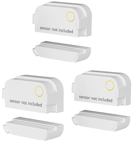 Capteur de Contact d'alarme pour Ring 2e génération - Kit d'extension de 10 mm de Hauteur pour Portes et fenêtres inégales | Moulure de Couronne et Garniture d'installation sans Outils de Montage à