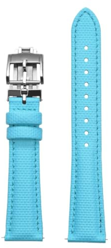 Bracelet De Montre Universel En Toile À Voile FKM Compatible Avec Delugs | Sangle universelle en toile à voile FKM à dégagement rapide, ajustement précis (noir)