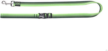 Bub's Manos Libres laisse pour chien avec trois positions normales, ceinture et bandoulière Largeur 25 mm Longueur de 1,15 m à 2 m (Vert)
