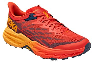 HOKA Speedgoat 5 Trailrunning-Schuhe fer Rot 41 1/3 EU