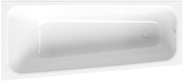 Bañera de esquina BetteSpace S, 170x75cm, 1130, 1 respaldo inclinado, blanco, montaje a la izquierda, 1130-000Plus, Color: blanco brillante