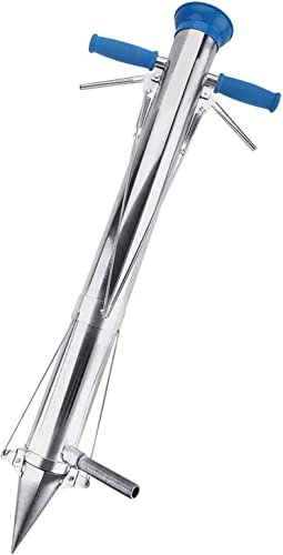 Blumenzwiebel-Pflanzgefäß-Set, Tulpenzwiebel-Pflanzgefäß-Werkzeug, langer Griff, Edelstahl-Zwiebel-Pflanzgefäß, multifunktionales Pflanzgefäß for Gemüsesetzlinge, manuelles, handgehaltenes Jungpflanze