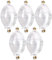 TopHomer 5 x ovale Kunststoff-Wasserkugel-Schwimmer, Wasserfüllung, Outdoor-Angeln, Zubehör für Boot, Angeln, Meeresangeln, Angeln