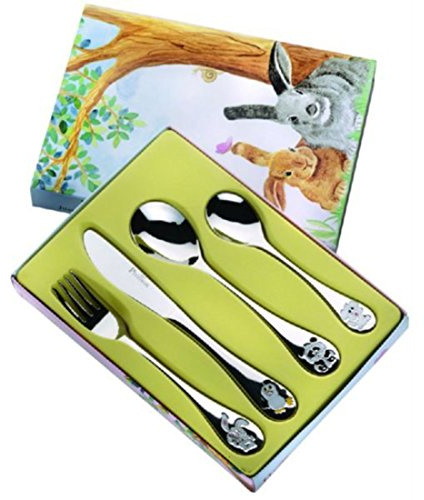 Kinderbesteck-Set Arche Noah, Stahl, 370001