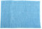 MSV Badteppich Badvorleger Duschvorleger Chenille Hochflor Badematte 40x60 cm – Hellblau