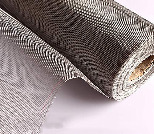 LRQY Fil en Acier Inoxydable 304 tissé Anti-rongeurs - Diamètre du Trou : 1 mm - Empêche Les Insectes, Souris, Serpents, frelons et rongeurs d'entrer, Facile à Couper et à Installer, 150 x 300 cm