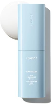 LANEIGE Water Bank Blue Hyaluronic Serum: Hydrating Face Serum with Peptide & Green Tea Enzyme to Improve Skin Firmness & Radiance