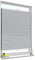 DLLY Verdunkelungs Wabenplissee, Plissee Fensterrollo Jalousie, Waben-plissee Von Oben Nach Unten, Faltrollo Klemmfix, Wabenplissee Mit 20-120cm Breite,Grey-70x200cm/27.6 * 78.7in