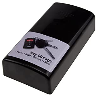 BeisDirect Caja magnética para llaves de coche, caja de seguridad secreta con imanes fuertes, caja de almacenamiento oculta para llaves de coche, caja de almacenamiento oculta al aire libre para coche