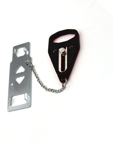 1 Pièces Serrure de Porte Portable, Verrou de Sécuritépour Hôtel et Maison, Sécurité Supplémentaire et Intimité Équipement Verrouillage pour Domicile, Appartement, Dortoir D'école (Noir)