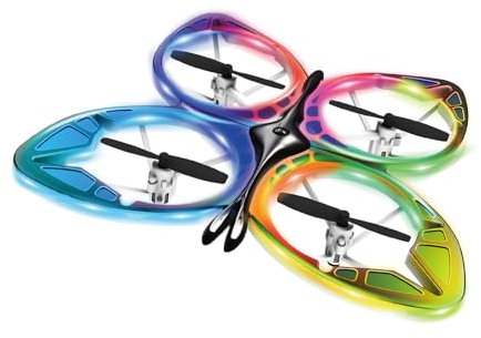 Mini Drone per Bambini e Adulti, Quadricottero RC con Luce Colorata Modalità Senza Testa 3D Lancia Un Tasto di Decollo/Atterraggio Mantenimento dell'altitudine Regalos per Ragazzi (Batteria blu 2)