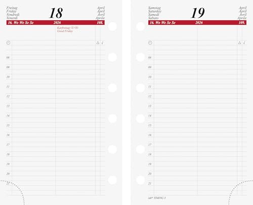 rido/idé dagkalender Timing 3 2026 | A7