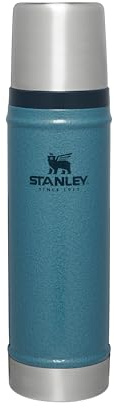 Stanley 1913 Classic Legendary Thermal Flask 0.59L - Keeps Hot Or Cold for 18 Hours - BPA-Free Insulated Bottle - Stainless Steel Coffee Flask - Leakproof - Dishwasher Safe - Hammertone Lake