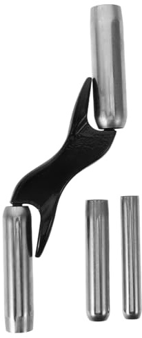Gadpiparty Herramienta de Albañilería para Construcción Cuchilla Ensambladora Reemplazable, Acero Duradero, Color Negro, Diseño Profesional para Juntas de Ladrillo y Mortero en Renovación
