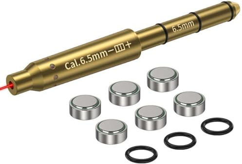 Collimateur Laser 4,5 mm (0,177)/27 mm/6,5 mm/9 mm/22LR pour Armes à air comprimé | Calibrage Rapide des Lunettes de visée - [Usage Exclusif pour Les activités Sportives]