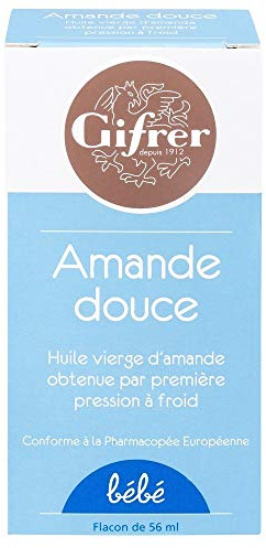 GIFRER : Huile d'amande douce vierge 56 ml
